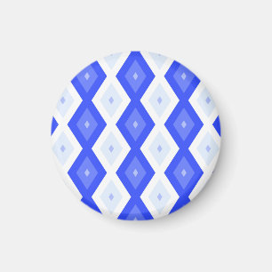 Íman Padrão real de diamante azul
