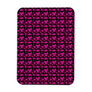 Íman Padrão Rosa Abstrato