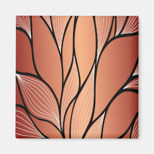 Íman Padrão Rustic Coppery Bronze de Licença