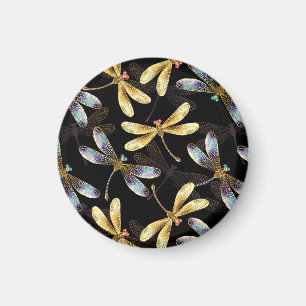 Íman Padrão sem costura com Ouros