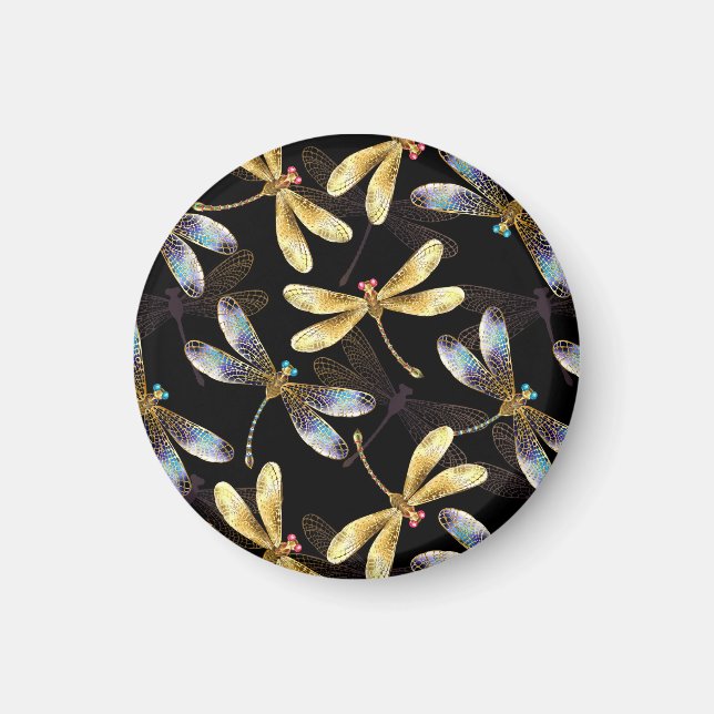 Íman Padrão sem costura com Ouros (Frente)