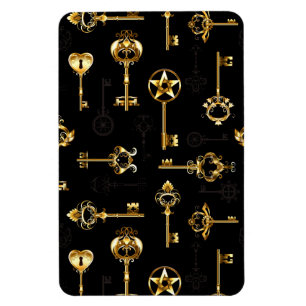 Íman Padrão sem falhas com chaves de Ouro