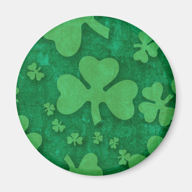 Íman Padrão Shamrock (Frente)