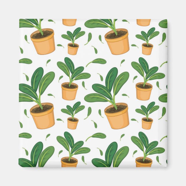 Íman Padrão vegetal (Frente)