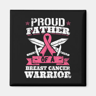 Íman Padre do Guerreiro do Cancer da Mama, costela rosa