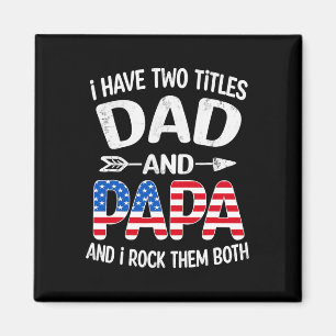 Íman Padre &# do Pai do Dia e Papá da Bandeira America