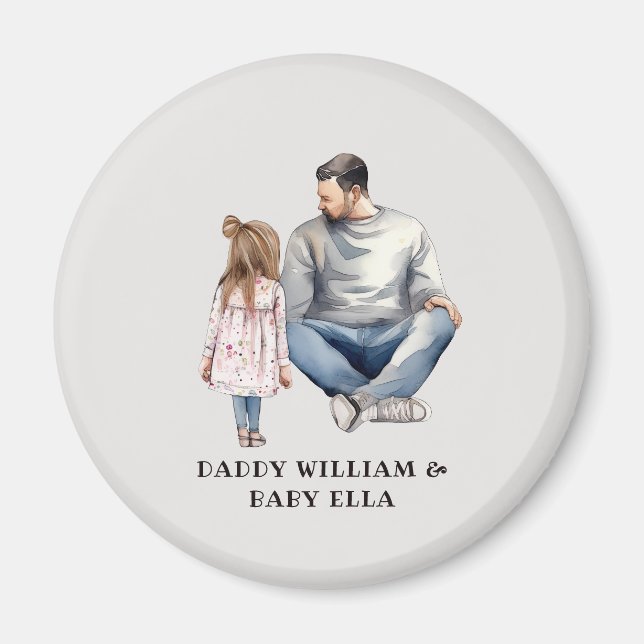 Íman Padre e Filha Bond (4) (Frente)