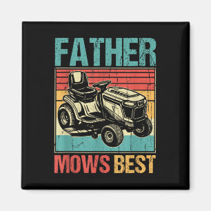 Íman Padre Mows Best, Pai de lavanderia, trabalho engra