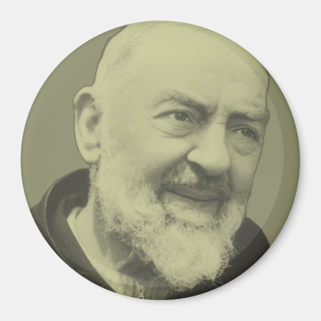 Íman Padre Pio de Pietrelcina (Frente)