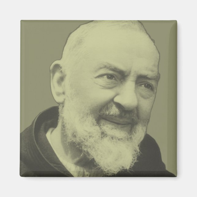 Íman Padre Pio de Pietrelcina (Frente)