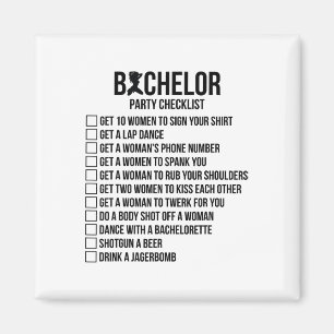 Íman Padres do Noivo Esquadra do Noivo Homens Supriment