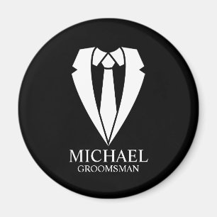 Íman Padrinhos de casamento Personalizados do Traje de