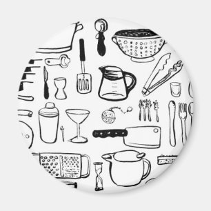 Íman Padrões coloridos da cozinha
