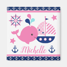 Padrões de baleia e de âncoras náuticas, de cor ro