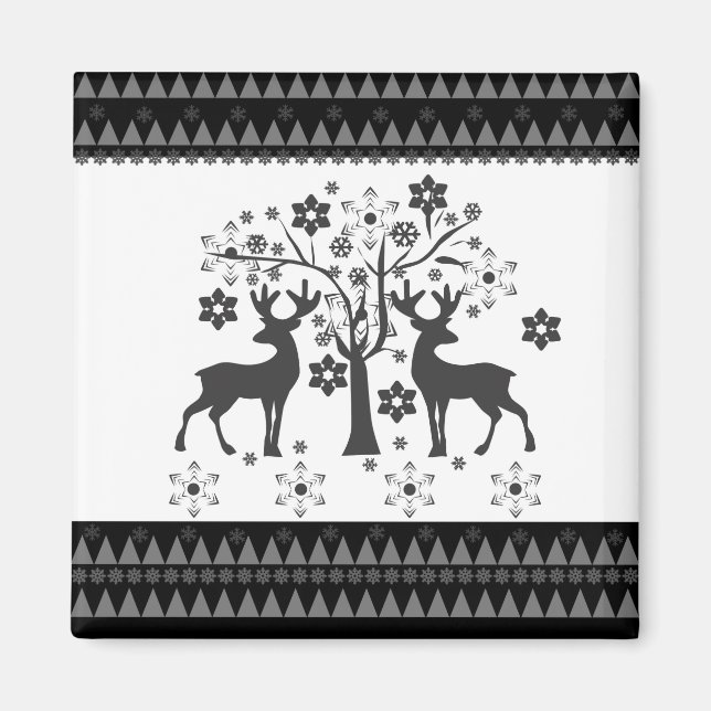 Íman Padrões de Natal (Frente)