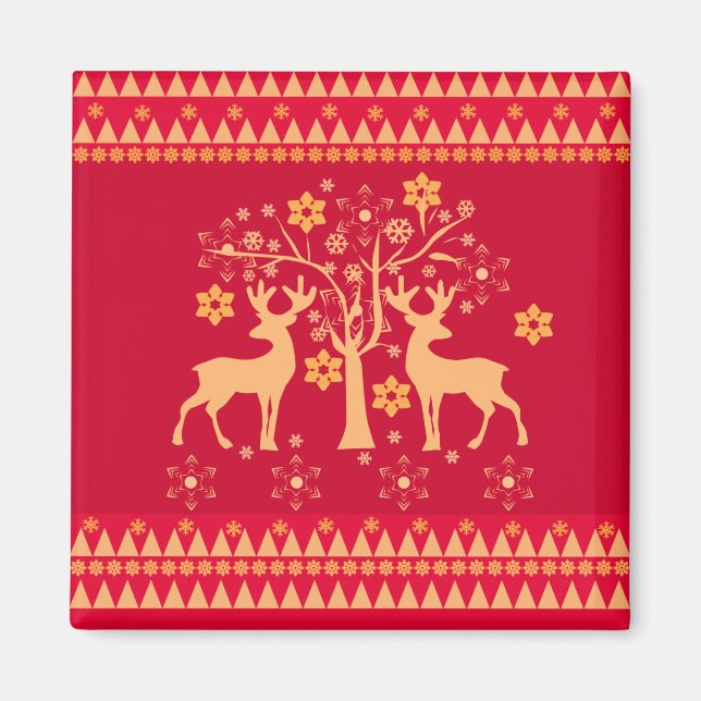 Íman Padrões de Natal (Frente)