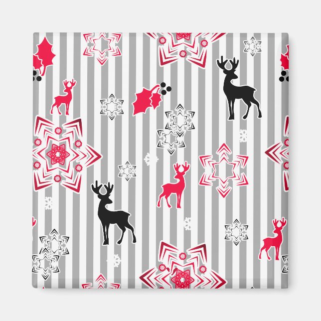 Íman Padrões de Natal (Frente)