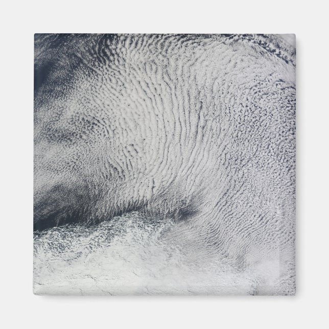 Íman Padrões de nuvens e gelo marinho no Oceano Sul (Frente)