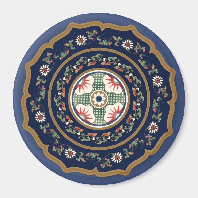 Íman Padrões Mah Jongg (Frente)