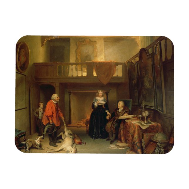 Íman Pagando o Tithe (petróleo no painel) (Horizontal)