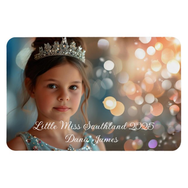 Íman Pageant Personalizado (Horizontal)