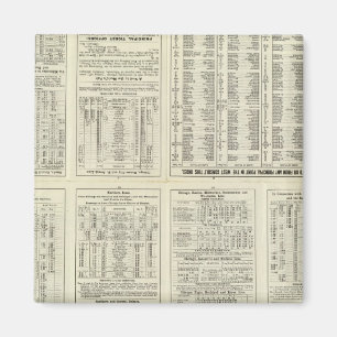 Íman Página de texto Chicago Milwaukee e Rua Paul Rail