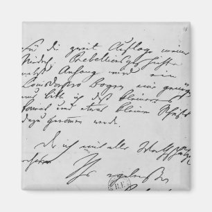 Íman Página de texto com sua assinatura