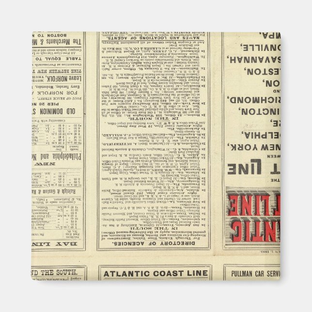 Íman Página de texto Linha da costa atlântica (Frente)