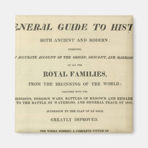 Íman Página de Título Completa Genealogica, Históric