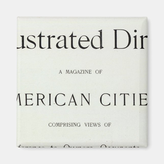 Íman Página de Título da Califórnia em São Francisco (Frente)