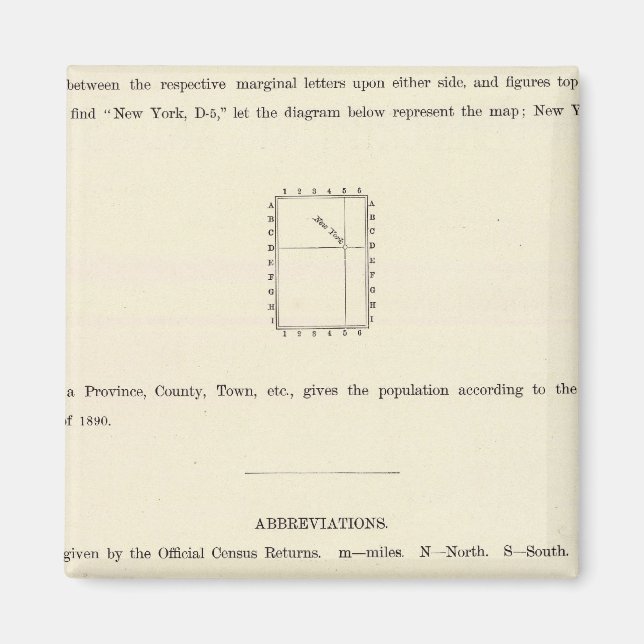 Íman Página de Título do Atlas Indexado Verso (Frente)