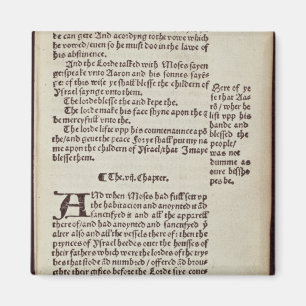 Íman Página do texto do antigo testamento