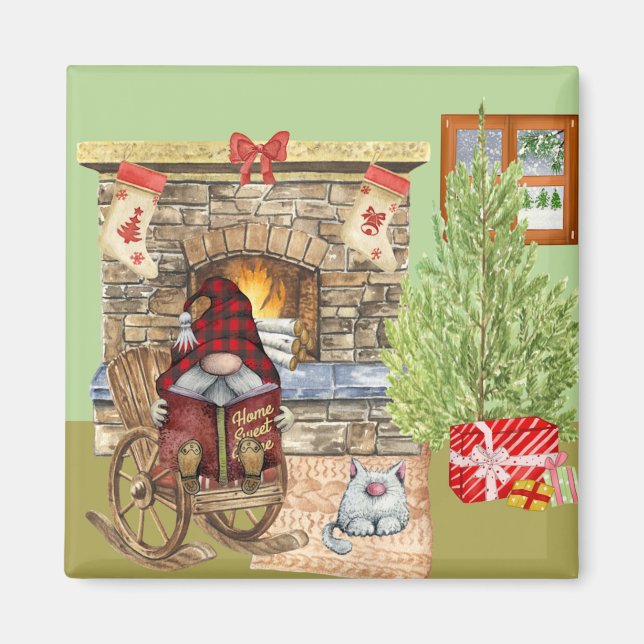 Íman Página inicial do Gnomo (Frente)