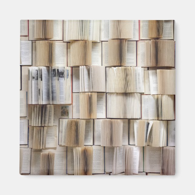 Íman Páginas do Livro Aberto do Vintage (Frente)