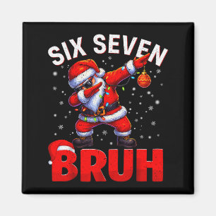 Íman Pai 67 Dabbing Papai Noel Meme Divertido Seis Sete