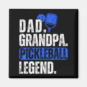 Íman Pai avô lenda do pickleball jogador pickle engraça