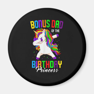 Íman Pai Bônus do Unicórnio Princesa de Aniversário Dab