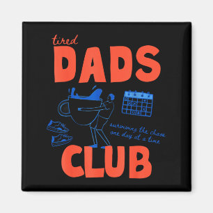 Íman Pai cansado retrô feliz dia dos pais papai engraça