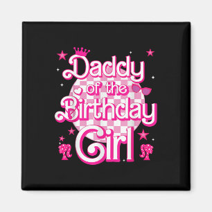 Íman Pai Da Família Birthday Girl Birthday Kid