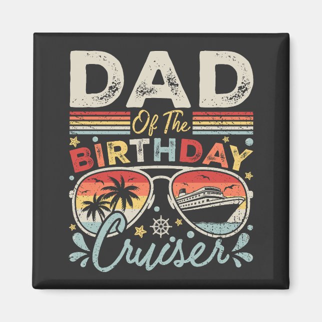 Íman Pai da Praça das Férias do Cruzador de Aniversário (Frente)