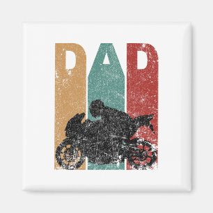 Íman Pai de bicicleta Vintage Sport Bike Gift Biker Mot