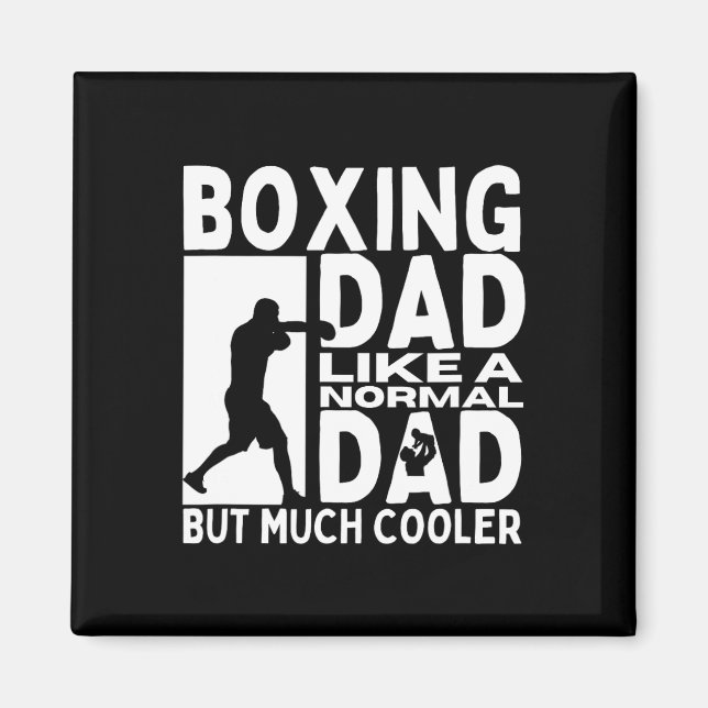Íman Pai de Boxing Padre Cite Engraçado Boxer (Frente)