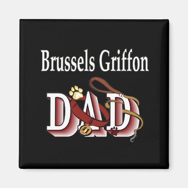 Íman pai de bruxelas-griffon (Frente)