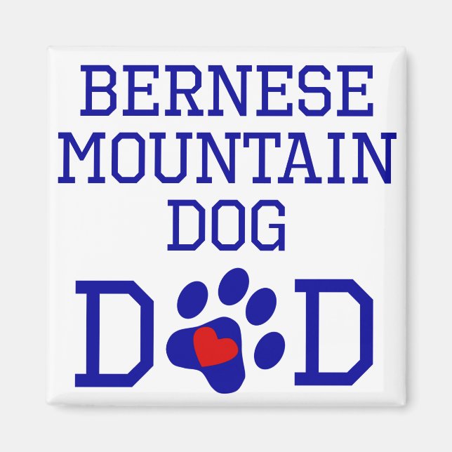 Íman Pai de Cachorro da Montanha Bernese (Frente)