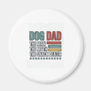 Íman Pai de Cachorro O Revendedor de Lanche Camisa Vint