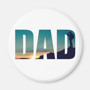 Íman pai de campismo e caminhada