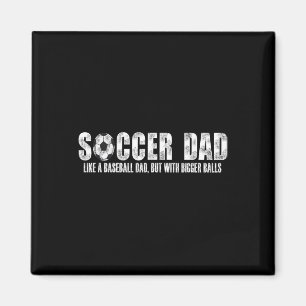 Íman Pai de Futebol Como Um Pai de Beisebol Mas Com Bol
