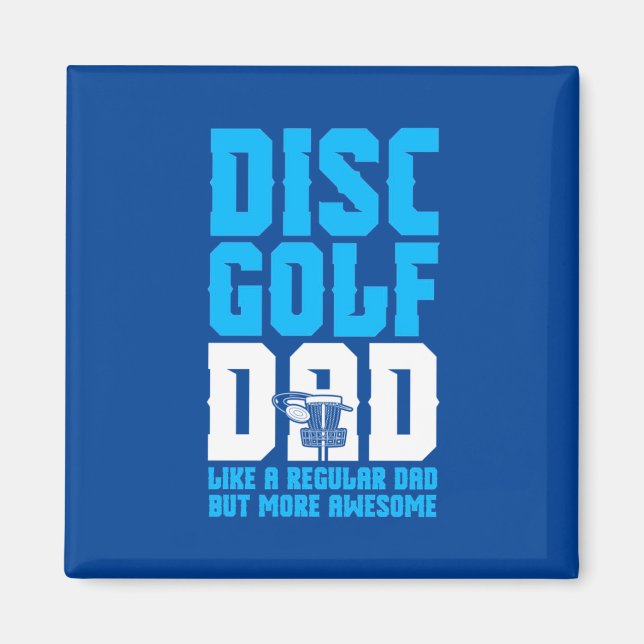 Íman Pai de Golf em Disco Ortoso (Frente)