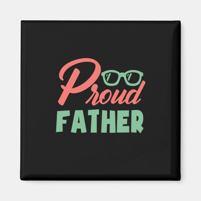 Íman Pai de presentes | Padre Orgulhoso (Frente)