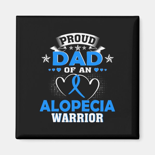 Íman Pai De Um Guerreiro Da Alopecia (Frente)